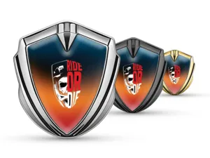 Custom Logo Badge Racing Look Glossy Logo